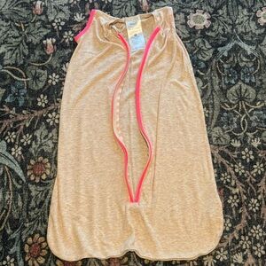 Halo SleepSack with Tan and Pink Accents